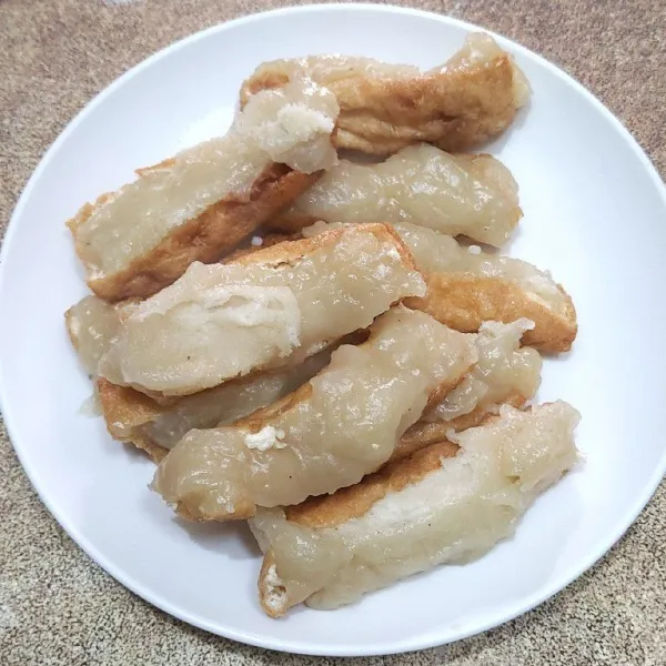 Kemudian kukus sampai matang dan biarkan dingin.