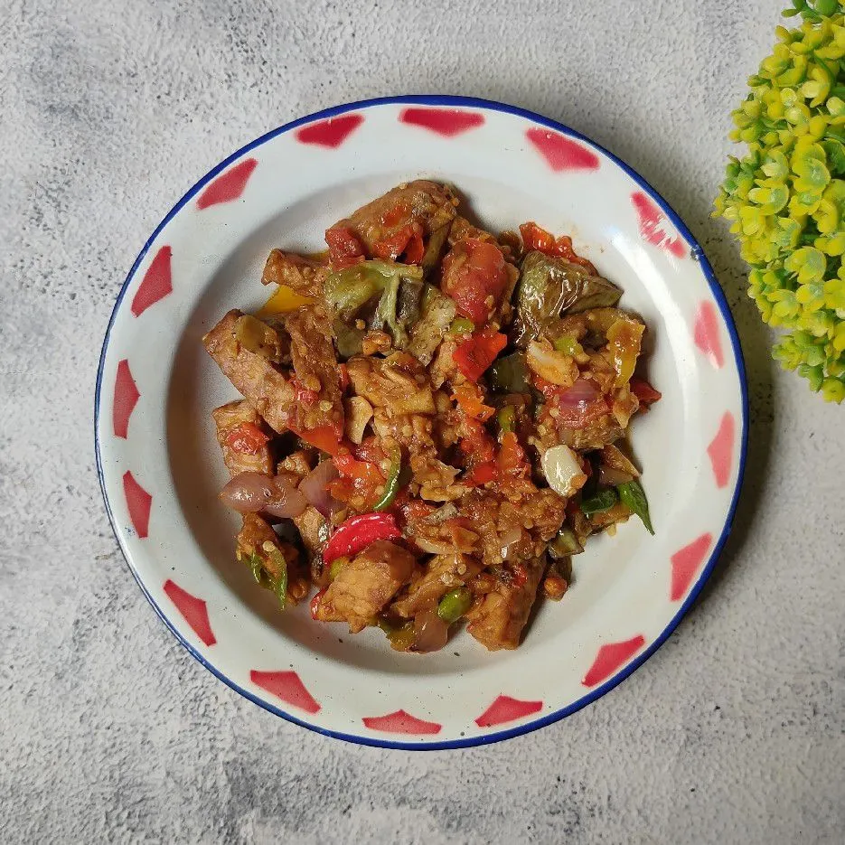 Sambal Goreng Tempe Terong Ungu