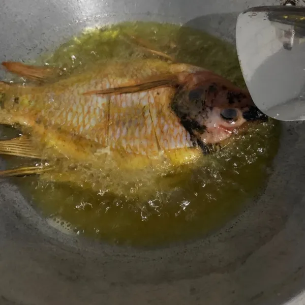Goreng setengah matang