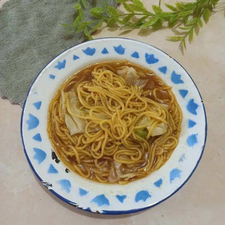 Mie Tek-Tek Kuah Sederhana