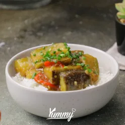 Nasi Terong Masak Oriental