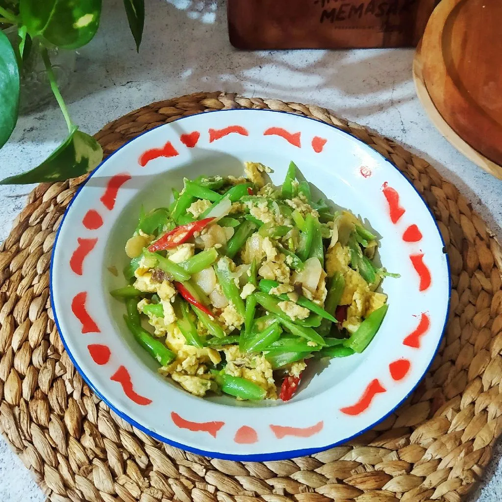 Tumis Buncis Telur