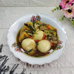 Kuah Telur Tahu Saus Tiram