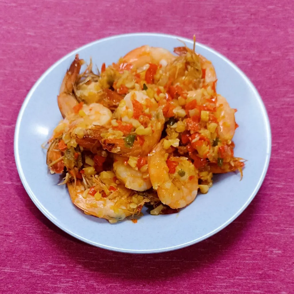 Udang Pedas Bawang Putih