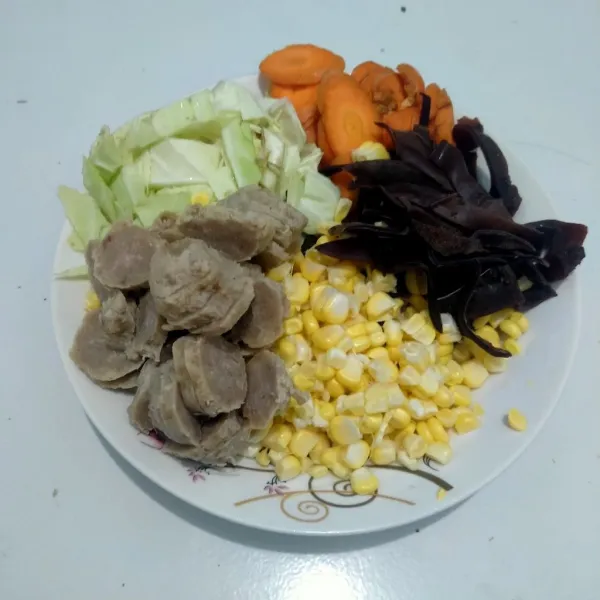Siapkan bahan bahannya