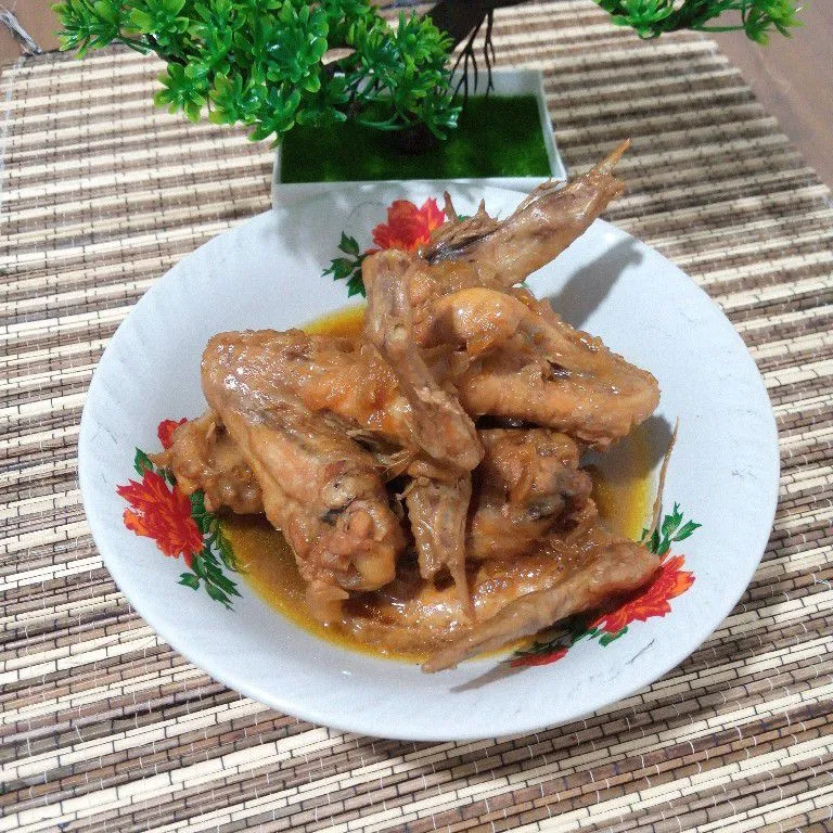 Sayap Ayam Ungkep Mentega