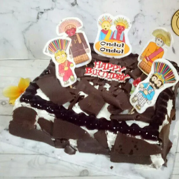 Bday Cake Brownies Kukus Ny.Liem