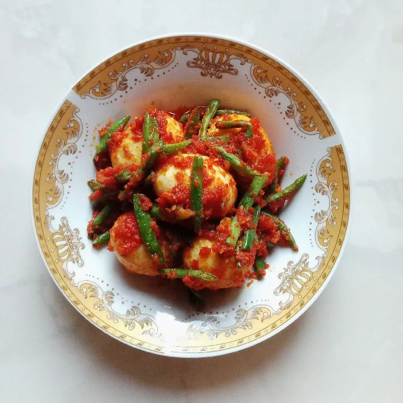 Buncis Telur Balado