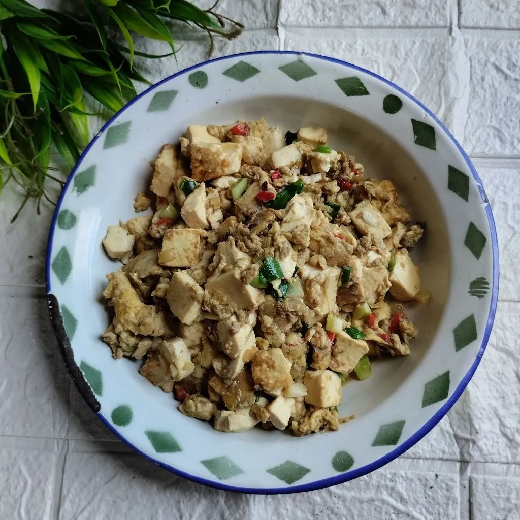 Tahu Susu Telur Masak Kecap