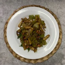 Oseng Cabe Ijo Tempe Teri Kacang