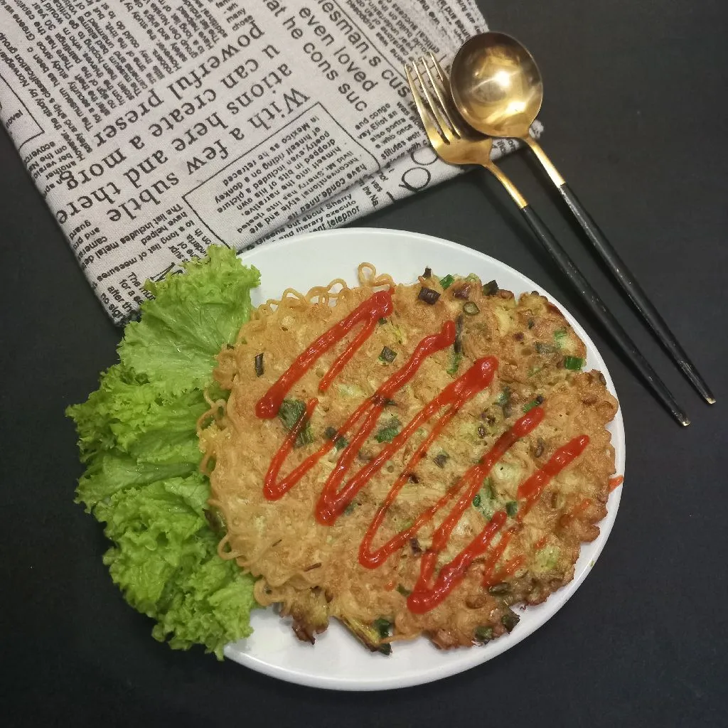 Mie Telur Dadar Bawang