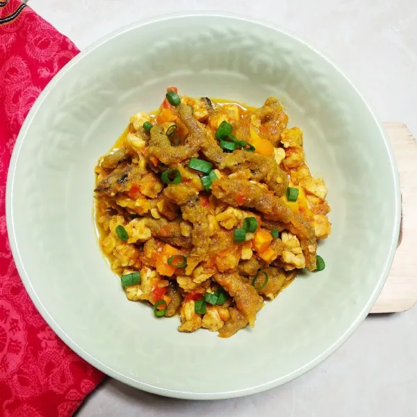 Sambal Goreng tempe siap disajikan.