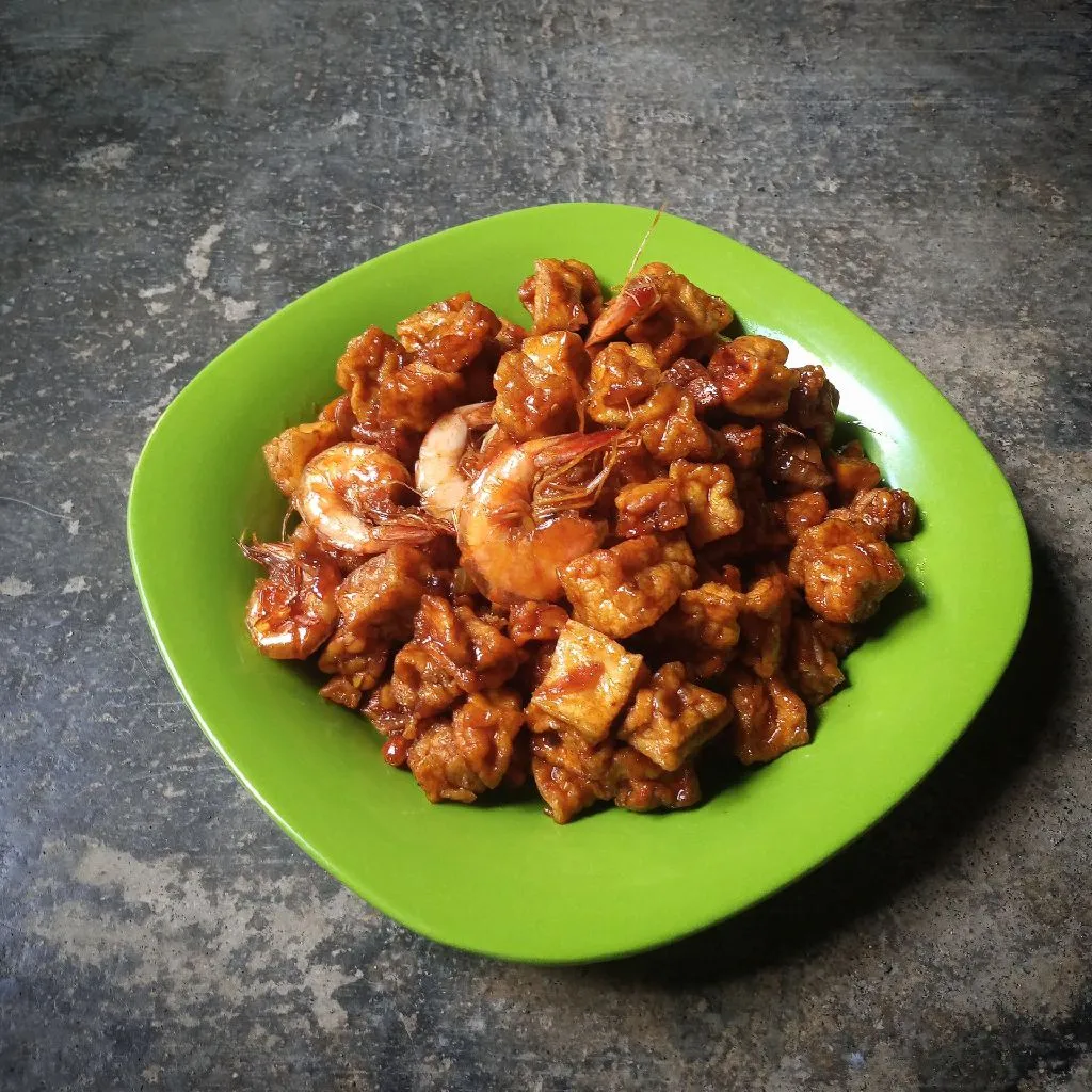 Oseng Tahu Tempe Udang