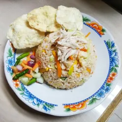 Nasi Goreng Sayur Sambal Rebon