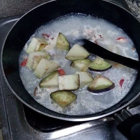 Didihkan.
