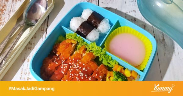 Resep Chicken Katsu Bento Box Sederhana Rumahan di Yummy App