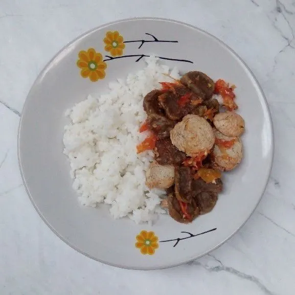 Geprek Bakso Ikan dan Sapi