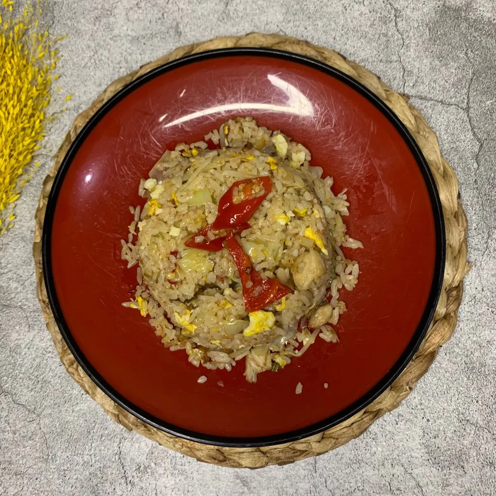 Nasi Goreng Ayam Telur Tauge Kubis