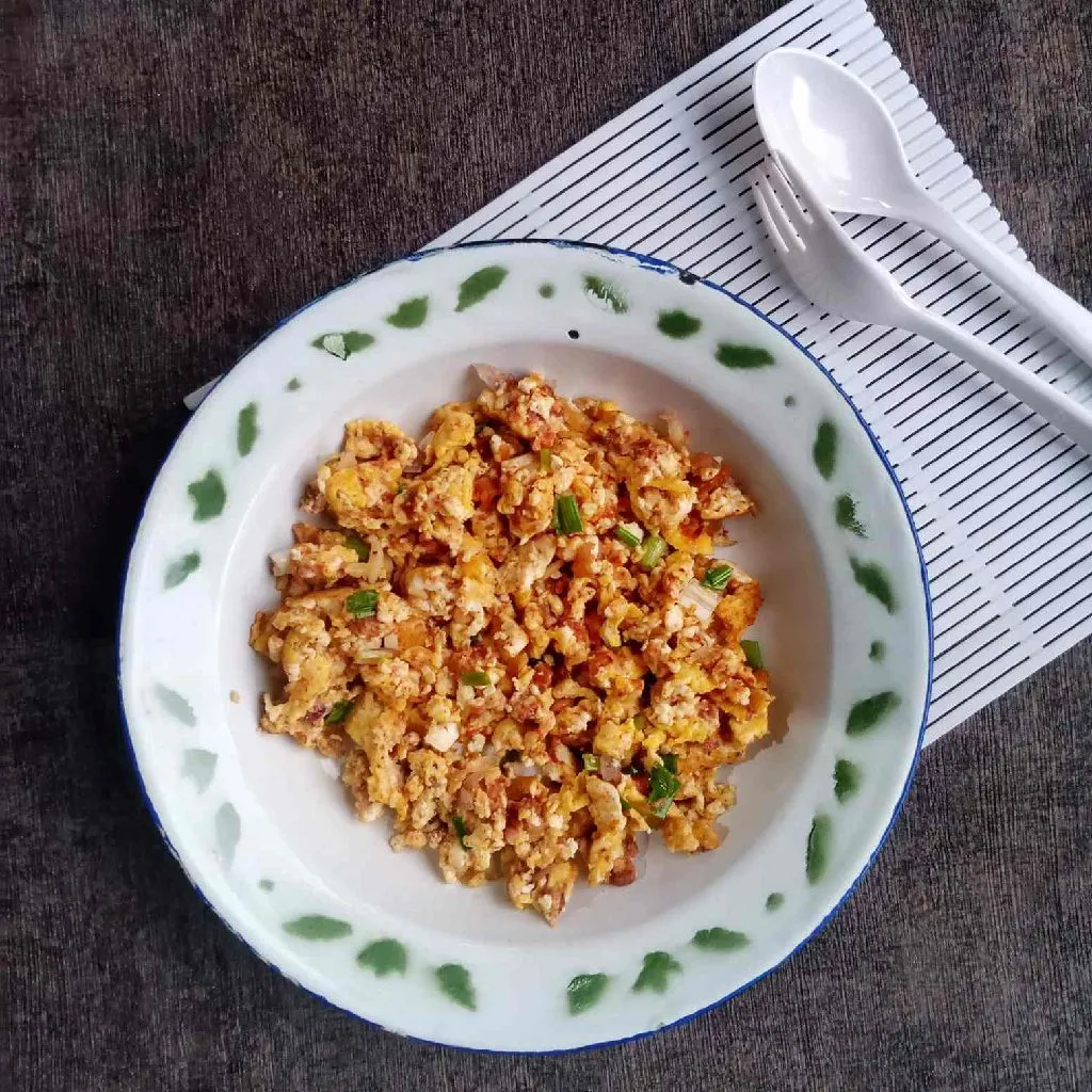 Orak-Arik Tahu Telur Kornet