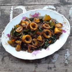 Cumi Masak Hitam #KURCEPPEJUANGRESEPNUSANTARA