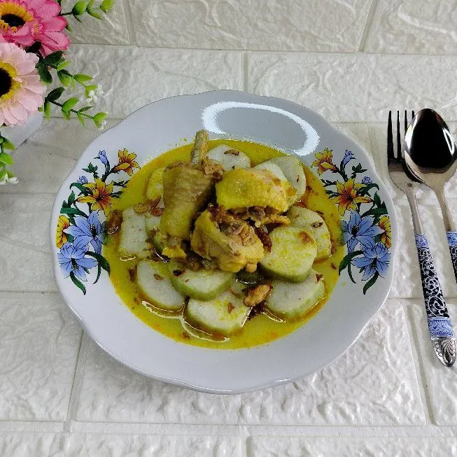 Lontong Kare Ayam Kampung #KURCEPPEJUANGRESEPNUSANTARA