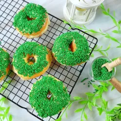 Donat Kampoeng Meses Pandan #KURCEPPEJUANGRESEPNUSANTARA