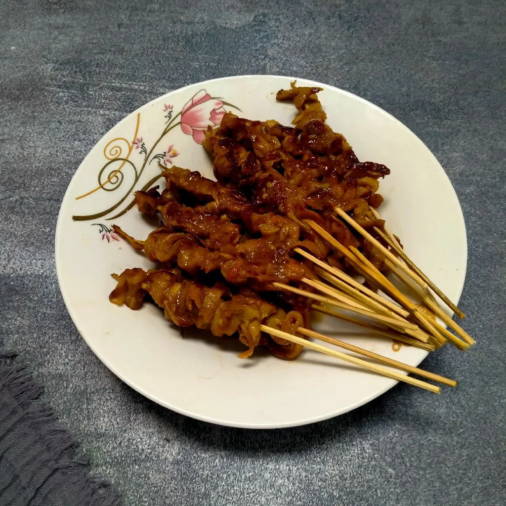 Sate Jamur Tiram Bumbu Kecap Vegan #KURCEPPEJUANGRESEPNUSANTARA