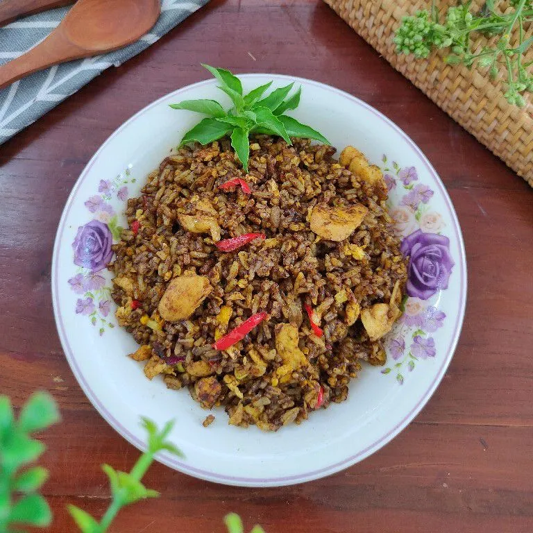 Nasi Goreng Rawon Ayam #KURCEPPEJUANGRESEPNUSANTARA
