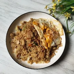 Nasi Goreng Bakso #KURCEPPEJUANGRESEPNUSANTARA