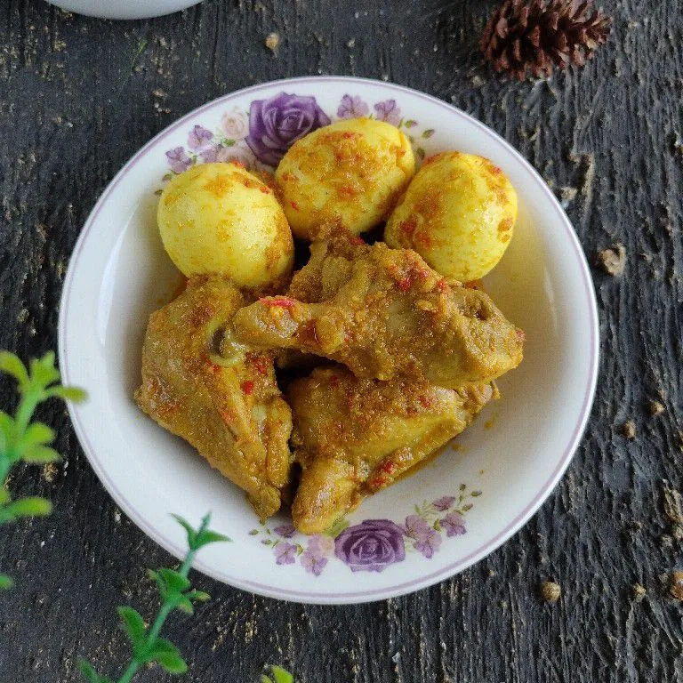 Ayam dan Telur Bumbu Rujak #KURCEPPEJUANGRESEPNUSANTARA