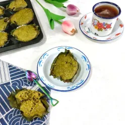 Bika Pisang Rasa Pandan Koto Baru #KURCEPPEJUANGRESEPNUSANTARA