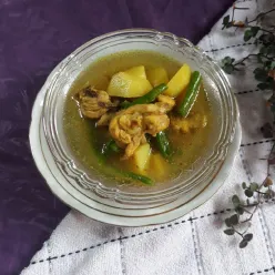 Ayam Kentang Buncis Kuah Bali #KURCEPPEJUANGRESEPNUSANTARA