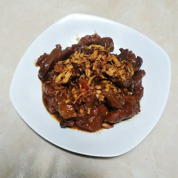 Siap disajikan.