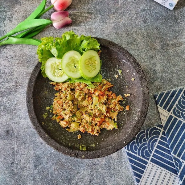 Kemudian sajikan.