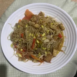 Oseng Kecambah Dele Tempe