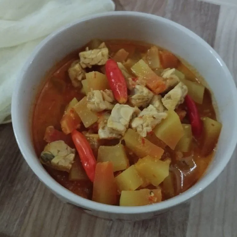 Sayur Lodeh Pepaya dan Tempe