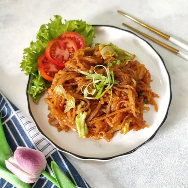 Mie Sagu Goreng Khas Selat Panjang #KURCEPPEJUANGRESEPNUSANTARA
