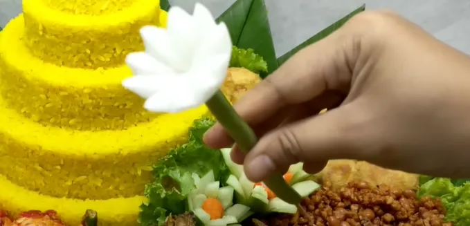 cara membuat bunga lobak