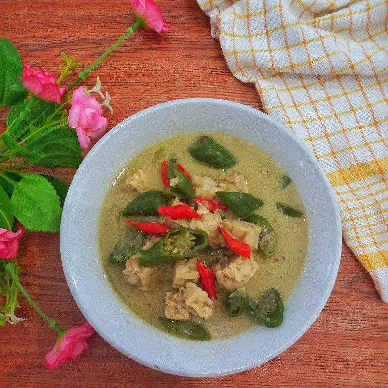 Sayur Lodeh Tempe Cabe Ijo #KURCEPPEJUANGRESEPNUSANTARA
