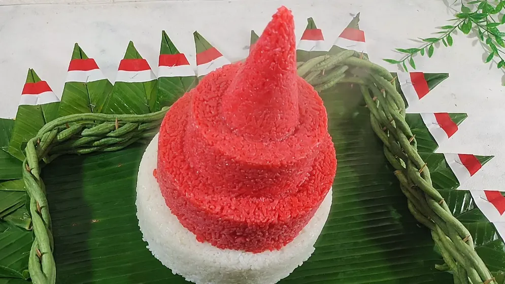 resep nasi tumpeng merah putih