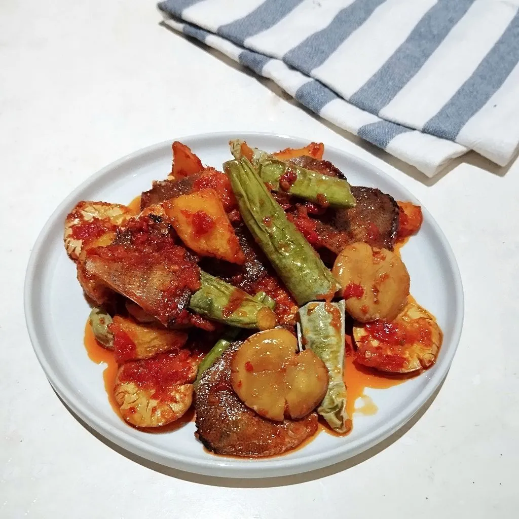 Balado Terong Ijo, Jengkol, dan Sapek #KURCEPPEJUANGRESEPNUSANTARA