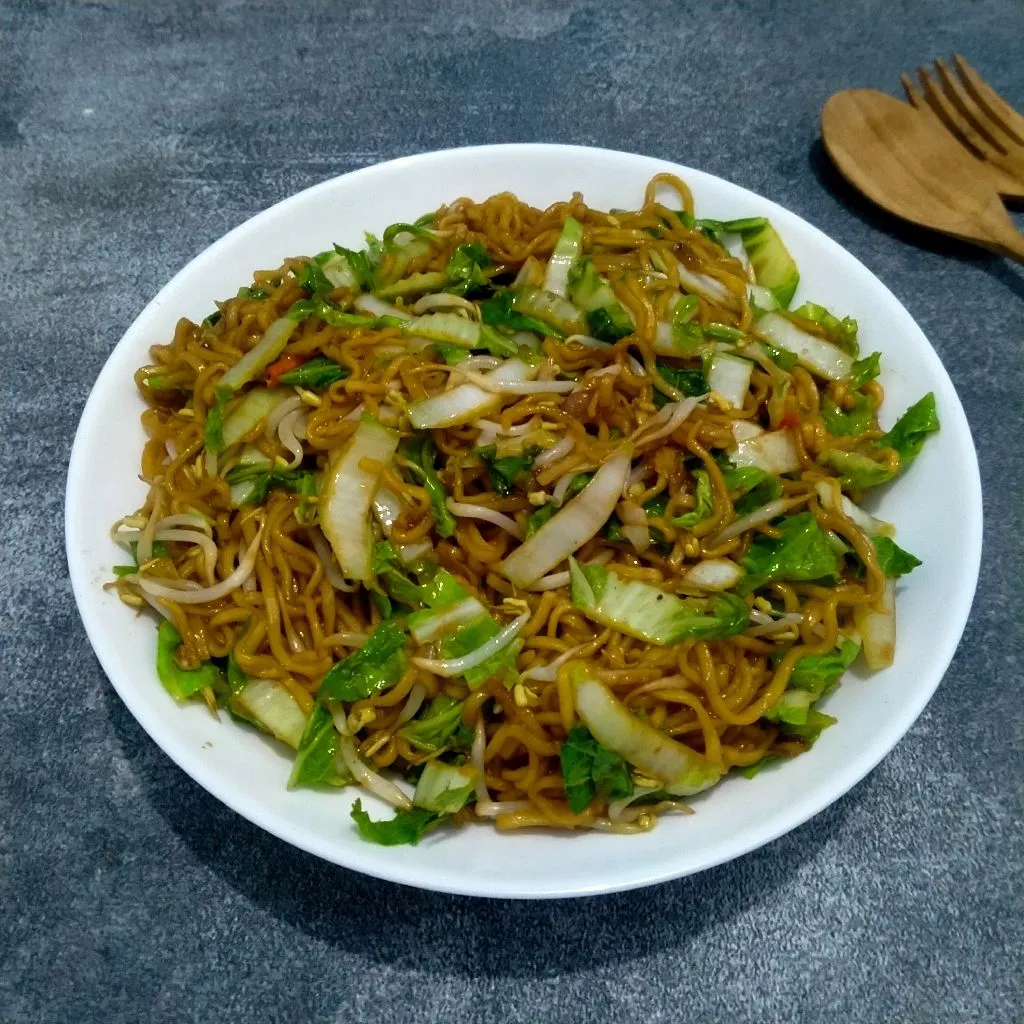 Mie Goreng Jawa Sawi Tauge #KURCEPPEJUANGRESEPNUSANTARA