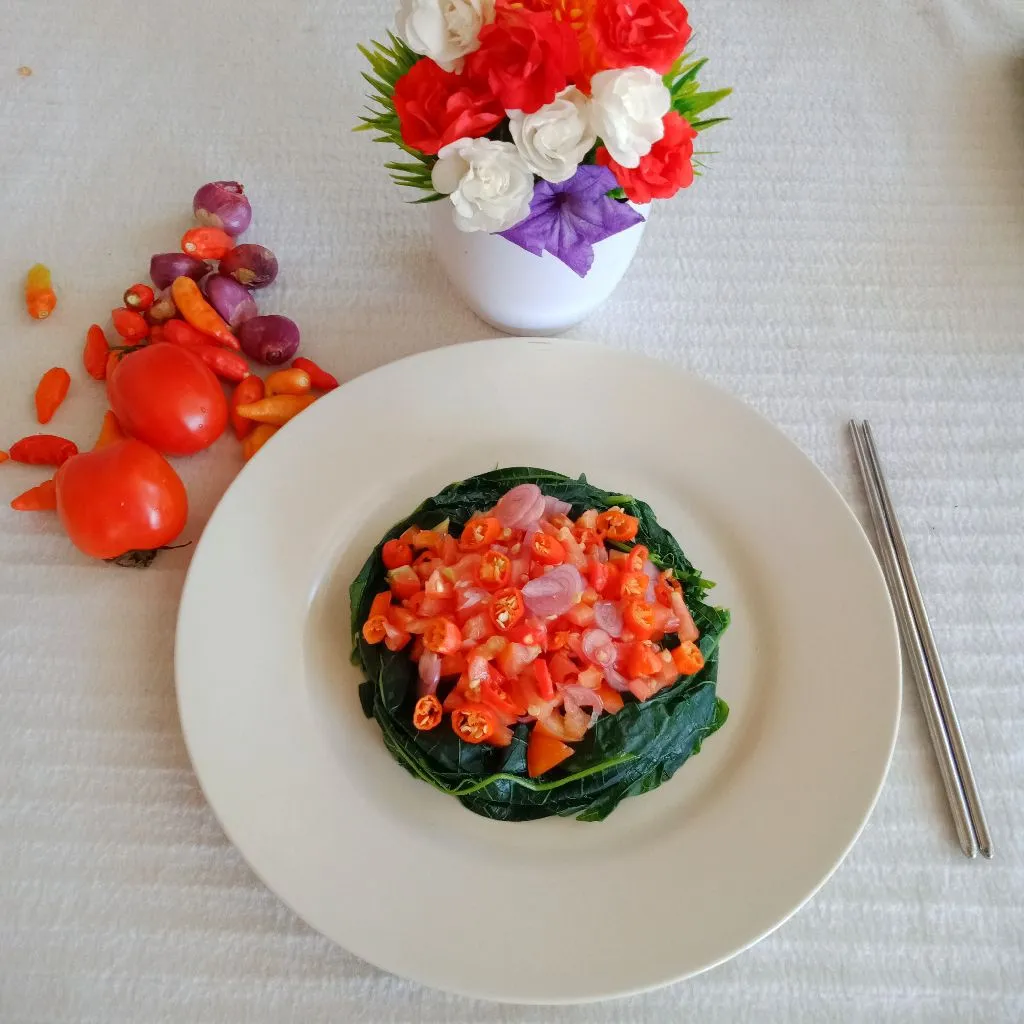 Daun Pepaya Dabu-dabu Lilang #KURCEPPEJUANGRESEPNUSANTARA