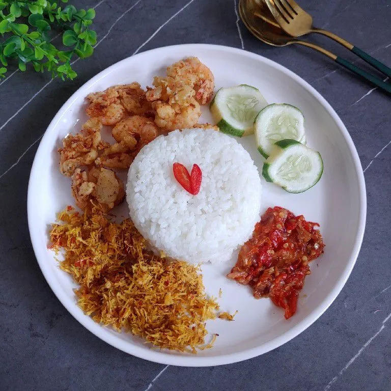 Nasi Udang Malinau #KURCEPPEJUANGRESEPNUSANTARA