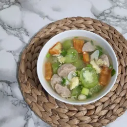 Sayur Oyong Baso Telur #KURCEPPEJUANGRESEPNUSANTARA