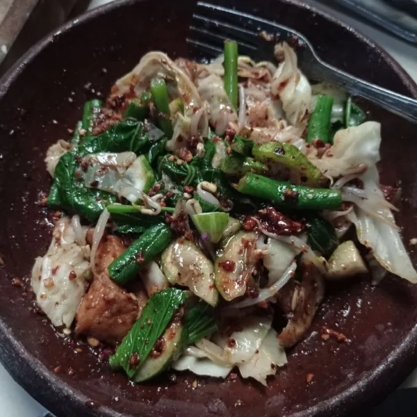 Aduk sampai tercampur rata.