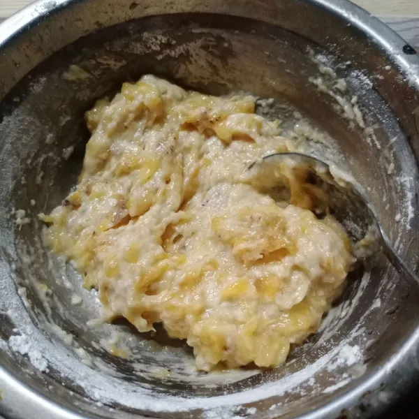 Aduk sampai tercampur rata.