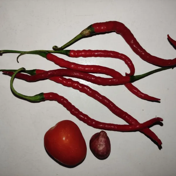 Siapkan bahan, cuci bersih. Potong-potong kasar bahan.