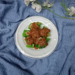 Dimsum Hijau Sambal Kacang