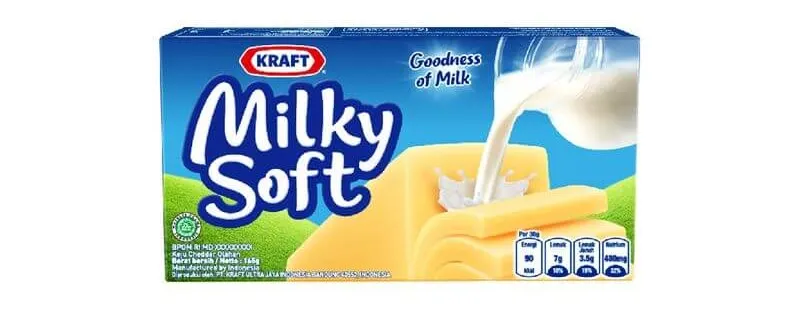 Keju Kraft Milky Soft baik untuk mpasi